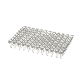 SIMPORT SUPERFLEX  LOW PROFILE "BREAK-AWAY" PCR PLATES & CAPS - PCR Plate, 96 Well, Clear, Non-Sterile, 10/bg 10 bg/cs | Quantity - 1x CS