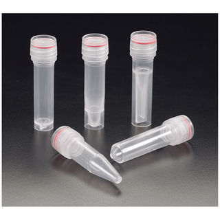 SIMPORT MICREWTUBE TUBES WITH O-RING SEAL SCREW CAP - 0.5mL Tube, Self-Standing, Non-Sterile, Non-Printed, 1000/cs | Quantity - 1x CS