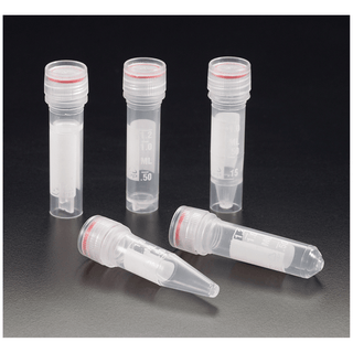 SIMPORT MICREWTUBE TUBES WITH O-RING SEAL SCREW CAP - 0.5mL Tube, Self-Standing, Non-Sterile, Non-Printed, 1000/cs | Quantity - 1x CS
