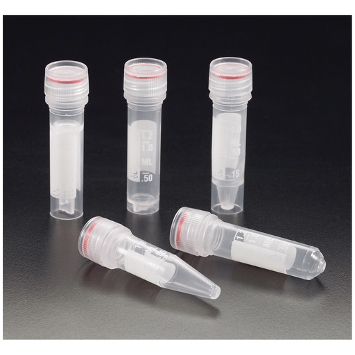SIMPORT MICREWTUBE TUBES WITH O-RING SEAL SCREW CAP - 0.5mL Tube, Self-Standing, Non-Sterile, Non-Printed, 1000/cs | Quantity - 1x CS