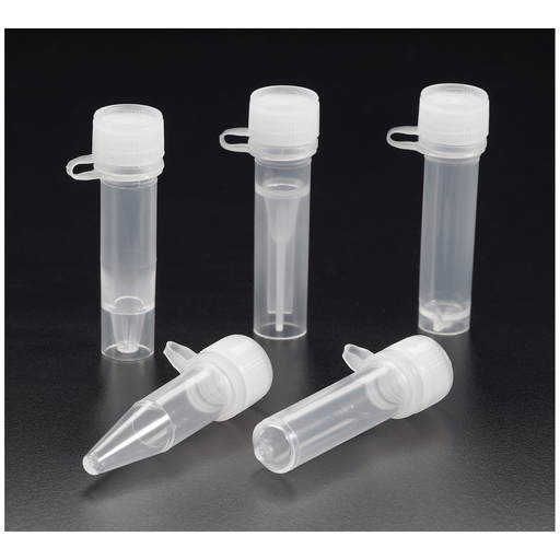 SIMPORT MICREWTUBE TUBES WITH LIP SEAL SCREW CAP & ATTACHMENT LOOP - 2.0mL Tube, Self-Standing, Printed, Sterile, 50/pk, 10 pk/cs (Limited Quantities Available when Ordering) | Quantity - 1x CS