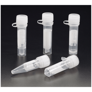 SIMPORT MICREWTUBE TUBES WITH LIP SEAL SCREW CAP & ATTACHMENT LOOP - 2.0mL Tube, Self-Standing, Printed, Sterile, 50/pk, 10 pk/cs (Limited Quantities Available when Ordering) | Quantity - 1x CS
