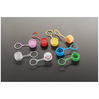 SIMPORT COLORED CLOSURESCaps, O-Ring & Loop, Yellow, 1000/cs | Quantity - 1x CS