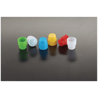 SIMPORT CENTRIFUGE TUBE PLUG CAP - Tube Plug Cap, 17mm, Polyethylene, Blue, 1000/bg, 4 bg/cs | Quantity - 1x CS