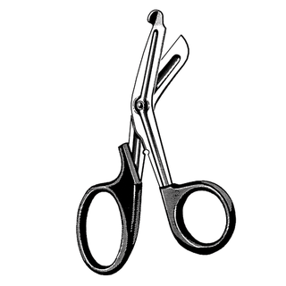 SKLAR REUSEABLE SURGICAL INSTRUMENTS - Multi-Cut Utility Scissors, Blue, Angled, Serrated, 7.5" Overall Length (DROP SHIP ONLY) | Quantity - 1x EA