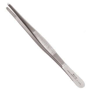 SKLAR REUSEABLE SURGICAL INSTRUMENTS - Dressing Forcep, Serrated, Straight 6" (DROP SHIP ONLY) | Quantity - 1x EA
