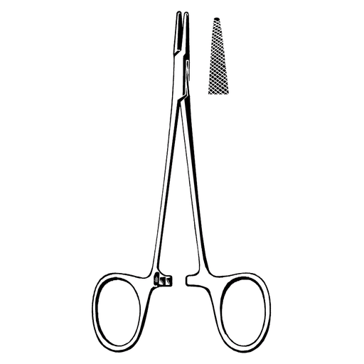 SKLAR REUSEABLE SURGICAL INSTRUMENTS - Webster Needle Holder, Serrated, 5.25" (DROP SHIP ONLY) | Quantity - 1x EA