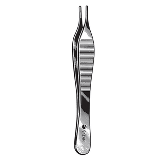SKLAR REUSEABLE SURGICAL INSTRUMENTS - Adson Dressing Forceps, Delicate, Serrated, 4.75" (DROP SHIP ONLY) | Quantity - 1x EA