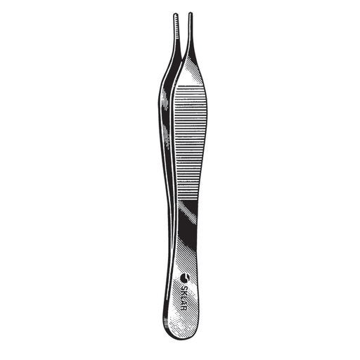 SKLAR REUSEABLE SURGICAL INSTRUMENTS - Adson Dressing Forceps, Delicate, Serrated, 4.75" (DROP SHIP ONLY) | Quantity - 1x EA