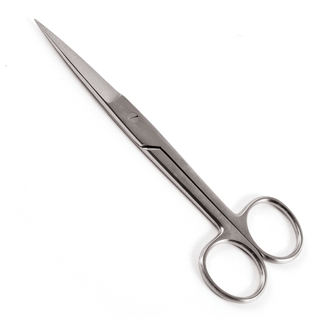 SKLAR SINGLE USE (DISPOSABLE) INSTRUMENTS - Scissors, 4-1/2", Straight, 25/cs | Quantity - 1x CS