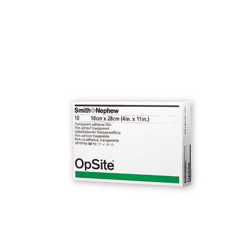 SMITH & NEPHEW OPSITE TRANSPARENT ADHESIVE FILM DRESSINGSFilm Dressing, 11" x 4", 10/pkg, 6 pkg/cs | Quantity - 1x CS
