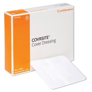 SMITH & NEPHEW COVRSITE COVER DRESSINGS - Cover Dressing, 4" x 4", 10/pkg, 10 pkg/cs (US Only) | Quantity - 1x CS