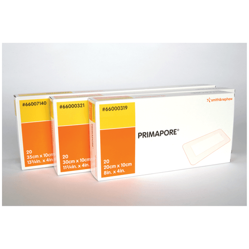 SMITH & NEPHEW PRIMAPORE SPECIALTY ABSORBENT DRESSINGS - Absorbent Dressing, 13" x 4", 20/bx, 10 bx/cs  | Quantity - 1x CS