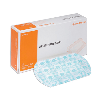 SMITH & NEPHEW OPSITE POST-OP COMPOSITE DRESSINGSComposite Dressing, 6 1/8" x 3 3/8", 20/bx, 10 bx/cs | Quantity - 1x CS