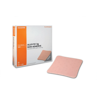 SMITH & NEPHEW ALLEVYN AG NON-ADHESIVE DRESSINGS - Non-Adhesive Dressing, Hydrocellular, 2" x 2", 10/bx, 6 bx/cs (US Only) | Quantity - 1x CS