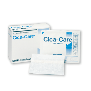 SMITH & NEPHEW CICA-CARE ADHESIVE SILICONE GEL SHEETS - Silicone Gel Sheet, 5" x 6", 10/pkg (020268) (US Only) | Quantity - 1x PKG