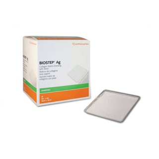 SMITH & NEPHEW BIOSTEP COLLAGEN DRESSINGS - Dressing, Collagen, 4" x 4", BIOSTEP AG, 10/bx (US Only) | Quantity - 1x BX