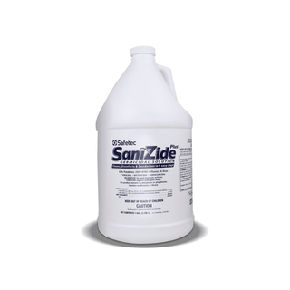 SAFETEC SANIZIDE PLUS SURFACE DISINFECTANT SPRAY - SaniZide Plus, 4 oz. Bottle with Sprayer, 24/cs (Not Available for Sale into Canada) | Quantity - 1x CS