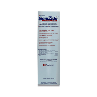 SAFETEC SANIZIDE PLUS GERMICIDAL WIPES - SaniZide Plus, Wipes, 50/bx, 6 bx/cs (Not Available for Sale into Canada) | Quantity - 1x CS