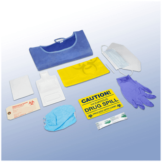 SAFETEC HAZARDOUS DRUG SPILL KIT - Hazardous Drug Spill Kit (poly bag), 12 kt/cs | Quantity - 1x CS