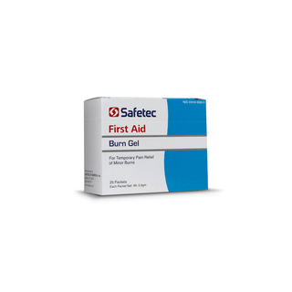 SAFETEC BURN GEL & BURN SPRAY - Burn Gel, .9g Pouch, 25 pch/bx, 36 bx/cs (Not Available for Sale into Canada) | Quantity - 1x CS