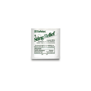 SAFETEC STING RELIEF - Sting Relief Wipe, Bulk, 3000/cs (Not Available for Sale into Canada) | Quantity - 1x CS