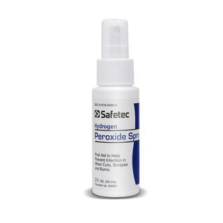 SAFETEC HYDROGEN PEROXIDE SPRAY - Hydrogen Peroxide, 2 oz. Spray Bottle, 24 btl/cs (Not Available for Sale into Canada) | Quantity - 1x CS