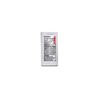 SAFETEC HYDROCORTISONE CREAM - 1% Hydro Cream, 0.9g Pouch, Bulk, 2000/cs (Not Available for Sale into Canada) | Quantity - 1x CS