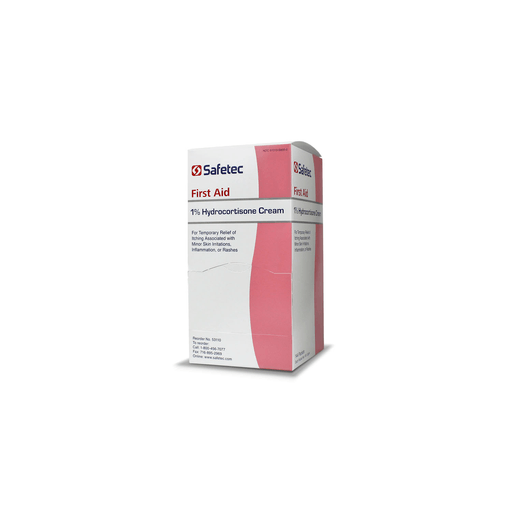 SAFETEC HYDROCORTISONE CREAM1% Hydro Cream, 0.9g Pouch, 144/bx, 12 bx/cs | Quantity - 1x CS