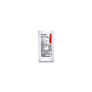 SAFETEC FIRST AID & BURN CREAM - First Aid & Burn Cream, .9g Pouch, 144 pch/bx, 12 bx/cs | Quantity - 1x CS