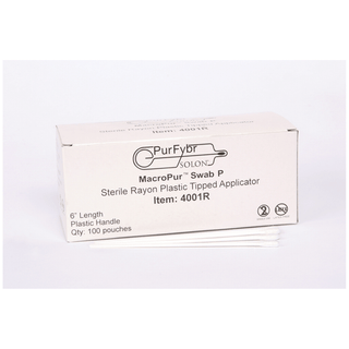 AMD MEDICOM SOLON RAYON-TIPPED SWAB - Plastic Shaft Collection Swab, 6"L, Sterile, 1/pk, 100 pk/bx, 10 bx/cs | Quantity - 1x CS