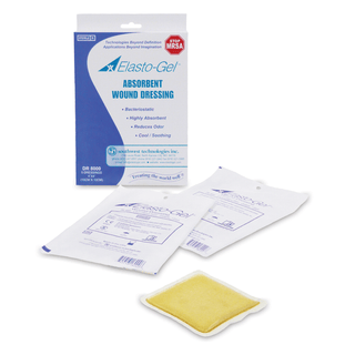 SOUTHWEST ELASTO-GEL WOUND CARE - Wound Dressing, 4" x 4", No Tape, 5/bx (US Only) | Quantity - 1x BX