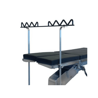 Midcentral Medical MCM-610 Stainless Steel Double Pickett Fence Leg Holder | Quantity - 1x EA