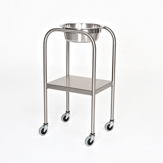 Midcentral Medical MCM-1000/1001/1002/1003 SS Single or Double Bowl Ring Stand | Quantity - 1x EA