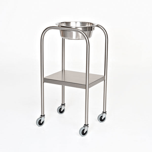 Midcentral Medical MCM-1000/1001/1002/1003 SS Single or Double Bowl Ring Stand | Quantity - 1x EA