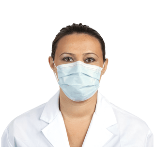 SULTAN COM-FIT EASY BREATHE MASKS - Ear Loop Mask, Blue, 40/bx | Quantity - 1x BX