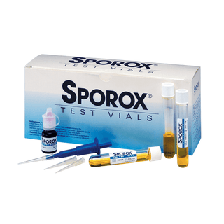 SULTAN SPOROX TEST VIALS - Sporox Test Vials Intro Kit: (30) Test Vials, Bottle of Indicator Solution, Pipettor, (30) Disposable Pipette Tips, 1 kit/bx (Item is considered HAZMAT and cannot ship via Air or to AK, GU, HI, PR, VI) | Quantity - 1x BX