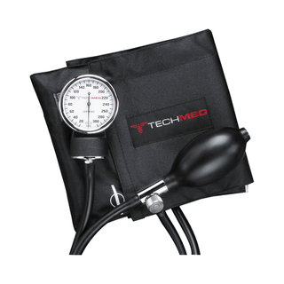 DUKAL TECH-MED DELUXE SPHYGMOMANOMETER - Sphygmomanometer, Nylon Cuff, Latex Free, Large Adult, Black | Quantity - 1x EA