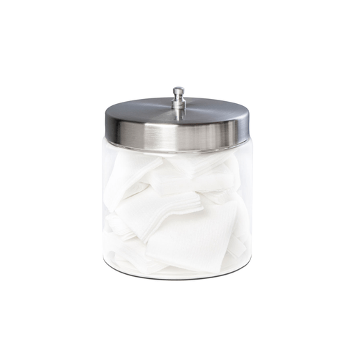DUKAL TECH-MED DRESSING JARS - Dressing Jar & Cover, 4" x 4", Glass, 1/bx, 6 bx/cs | Quantity - 1x CS