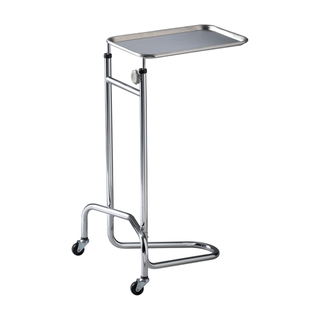 DUKAL TECH-MED MAYO STAND - Mayo Stand, California Style Base, Adjusts 34" - 53" (24 ea/plt) | Quantity - 1x EA