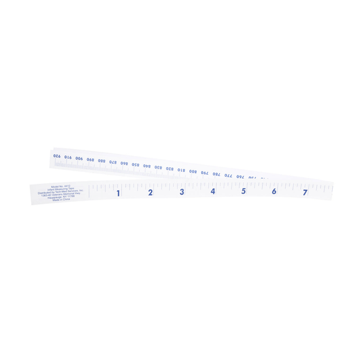 DUKAL TECH-MED TAPE MEASURE - Paper Tape Measure, 36", Heavyweight Disposable, Blue Markings, 1000/bx  | Quantity - 1x BX