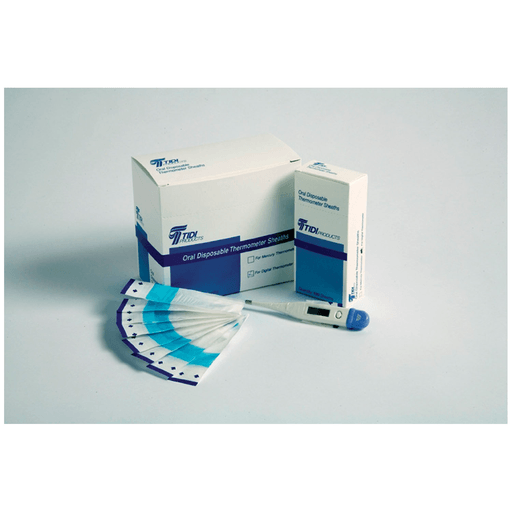 TIDI DIGITAL ORAL THERMOMETER SHEATHDigital Oral Thermometer Sheaths, 500/bx, 10 bx/cs | Quantity - 1x CS