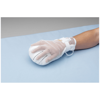 TIDI POSEY MITTS - Posey Hand Control Mitt, One Size Fits Most, Hook and Loop Closure, 1-Strap, Seperates Fingers, Mesh/Fiber Fill, White (Continental US + HI Only) | Quantity - 1x PR