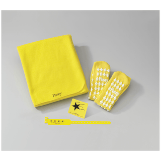 TIDI POSEY FALL RISK INDICATORS - Deluxe Kit with Regular Size Socks, Yellow (Continental US + HI Only) | Quantity - 1x EA