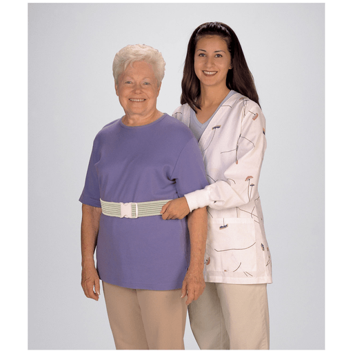 TIDI POSEY GAIT BELTS - Gait Belt, White, 66", Nickel Buckle, 50/cs (Continental US + HI Only) | Quantity - 1x CS