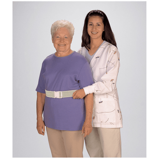 TIDI POSEY GAIT BELTS - Gait Belt, White, 66", Nickel Buckle, 50/cs (Continental US + HI Only) | Quantity - 1x CS