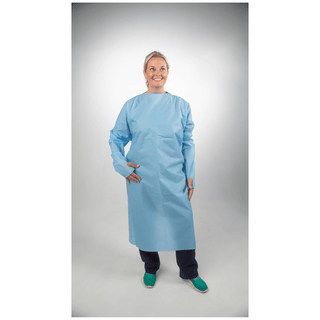 TIDI PROTECTIVE GOWN - Protective Gown, 80" x 45", Over-the-Head, Poly, AAMI Level 2, 75/cs | Quantity - 1x CS