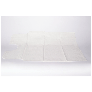 TIDI 3-PLY, ALL TISSUE PATIENT GOWN - Gown, 30" x 42", 3-Ply Tissue, White, Front or Back Opening, 50/cs | Quantity - 1x CS