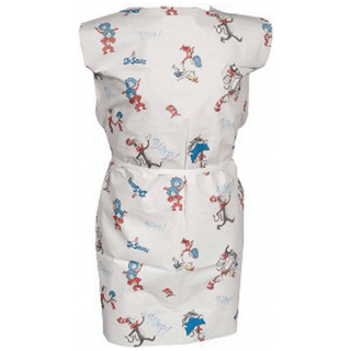 TIDI TISSUE POLY TISSUE PATIENT GOWN - Fabricel Gown, Pediatric, White, 21" x 36", T/P/T, 50/cs | Quantity - 1x CS