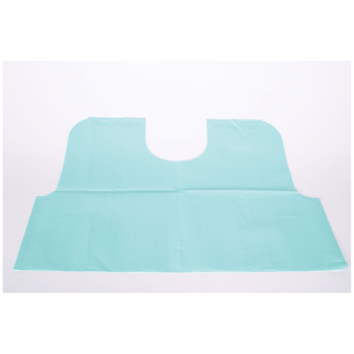 TIDI TISSUE POLY TISSUE PATIENT CAPE - Exam Cape, 30" x 21", White, T/P/T, Latex Free (LF), 100/cs | Quantity - 1x CS